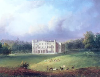 Zwei Ansichten von Apley Priory (Detail)